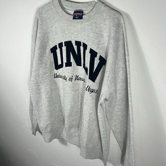 🔥 Vintage UNLV University Nevada Las Vegas Crewneck Pullover Sweatshirt - Sz XL - Picture 4 of 14